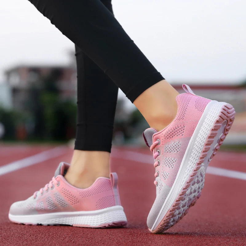 Baskets Femme 2024 – Sneakers à Semelle Épaisse, Chaussures de Sport Mode pour Printemps/Hiver, Idéales pour Courir ou au Quotidien 🚚 Livraison rapide en 8 à 12 jours ouvrés FelizShop