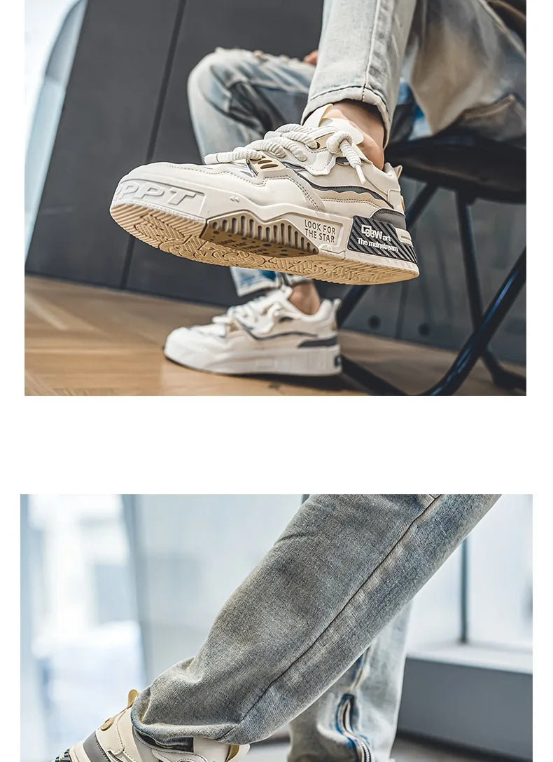 Baskets Chunky Homme 2025 – Sneakers Streetwear à Semelle Épaisse Antidérapante | Style Tendance Jeune & Urbain🚚 Livraison rapide en 8 à 12 jours ouvrés depuis la France FelizShop