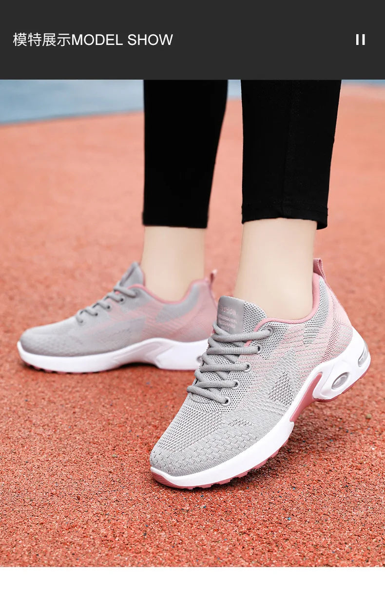 Baskets de Running Femme 2025 – Chaussures de Sport Respirantes à Coussin d’Air | Confort & Grandes Tailles🚚 Livraison rapide en 8 à 12 jours ouvrés depuis la France FelizShop