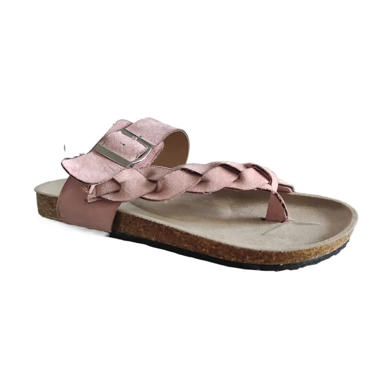 Sandales Femme Été 2022 – Claquettes Plates de Plage, Tongs Décontractées à Enfiler, Chaussures Légères pour l’Été🚚 Livraison rapide en 8 à 12 jours ouvrés depuis la France FelizShop