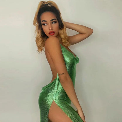 Robe courte élégante et sexy pour femme — Col noué, dos nu, décolleté orné de sequins — Robe de soirée, fête, danse
🚚 Livraison rapide en 8 à 12 jours ouvrés depuis la France FelizShop