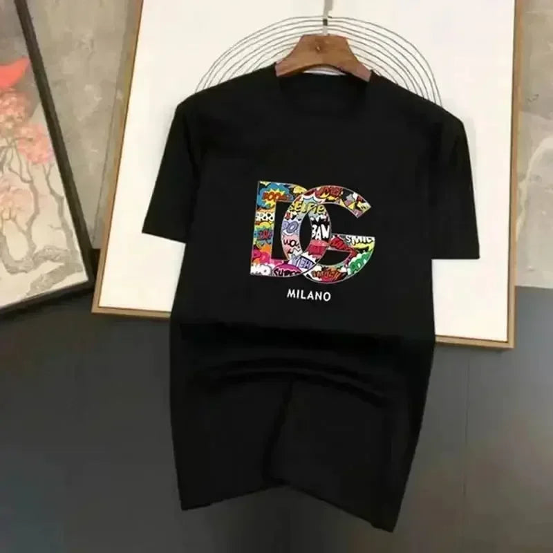 T-shirt d'Été en Coton Respirant – Impression Mode & Design Stylé FelizShop