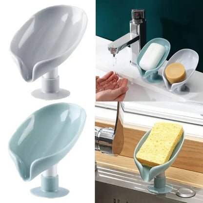 Porte-Savon Feuille avec Drain – Support Ventouse Éponge & Savon | Égouttoir Design pour Salle de Bain ou Cuisine
.Livraison rapide et sécurisée FelizShop