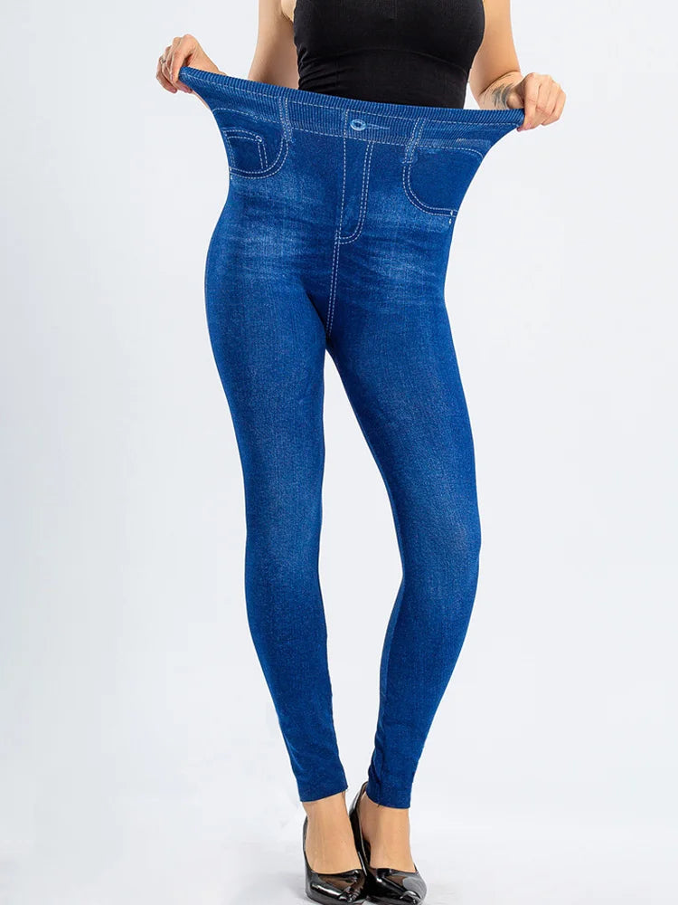 YRRETY – Leggings de sport femme effet jean, sans couture, extensibles et imprimés. Taille haute, parfaits pour l’été, le running, la salle de sport ou un look décontracté push-up.🚚Livraison gratuite rapide et sé FelizShop