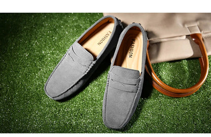 Chaussures homme 38–50 – Chaussures décontractées en cuir véritable – Mocassins tendance pour homme – Slip-on, chaussures plates pour conduite🚚 Livraison rapide en 8 à 12 jours ouvrés depuis la France FelizShop