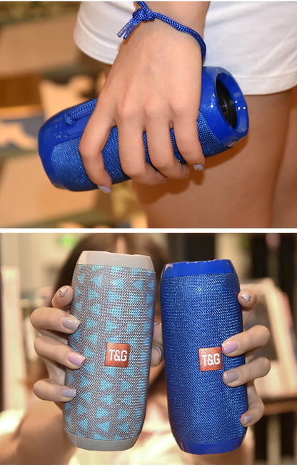 Enceinte Bluetooth Portable T&G TG117 – Haut-parleur Étanche TWS, Son Stéréo Surround, Support Carte TF et Radio FM, Idéal pour l’Extérieur 🚚 Livraison rapide en 8 à 12 jours ouvrés depuis la France ou nos entre FelizShop