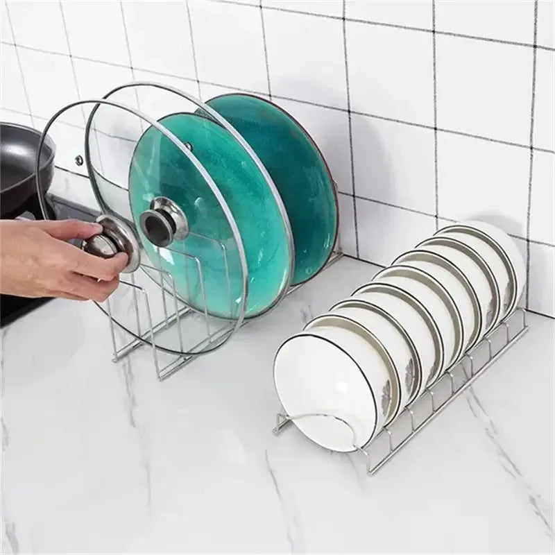 Égouttoir Assiettes Inox – Support de Vaisselle Multifonction | Organisateur Cuisine pour Couvercles, Bols & Ustensiles
Livraison gratuite et rapide partout en France FelizShop