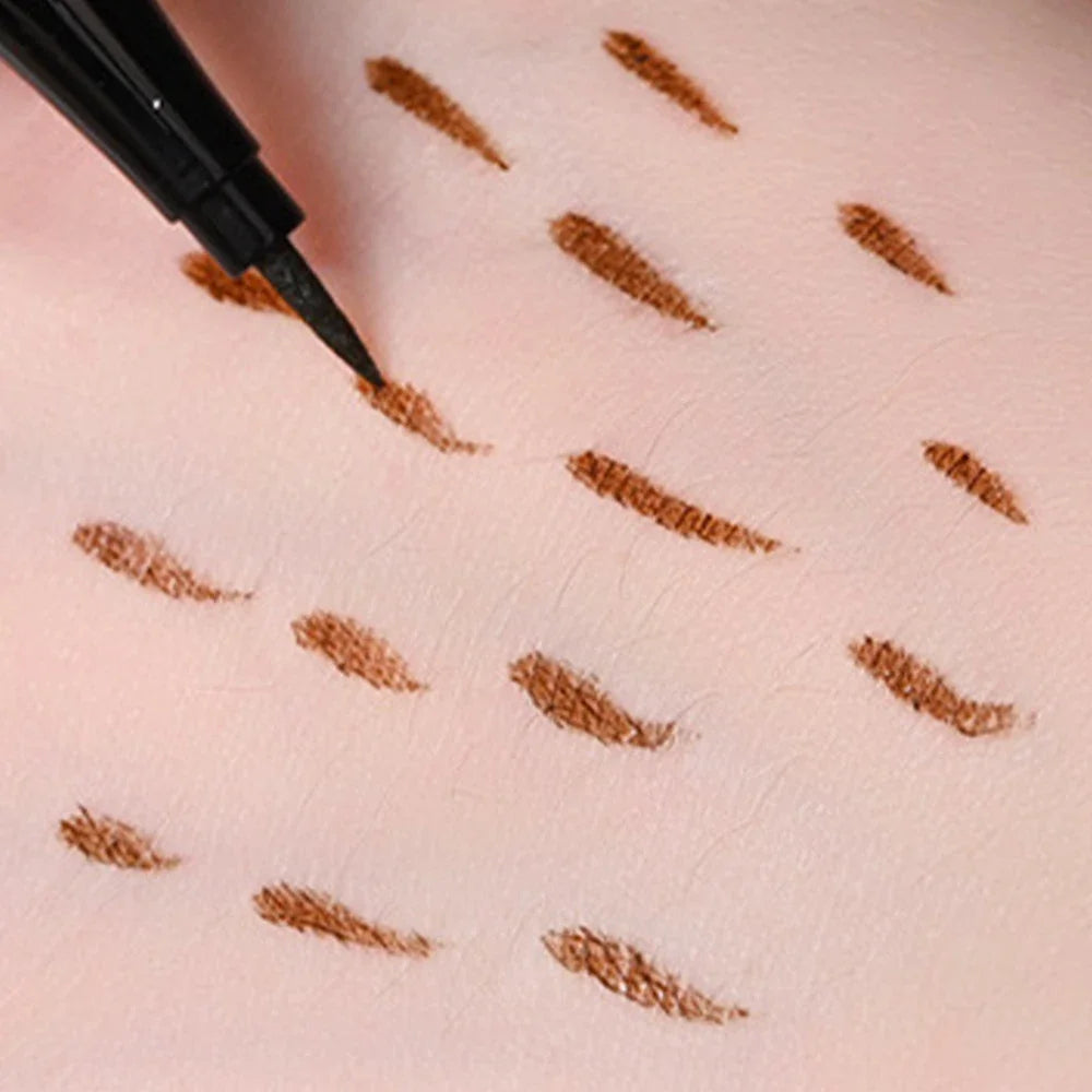 Eyeliner Liquide Waterproof – Noir & Brun | Séchage Rapide, Effet Lying Silkworm pour Regard Agrandi🚚 Livraison rapide FelizShop