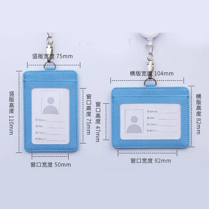 Multifunctional Retractable Lanyard Card Holder PU Badges Set For ID Name Card Business Name Tag Student ID Card Neck Rope
🚚Livraison gratuite rapide et sécurisé FR FelizShop