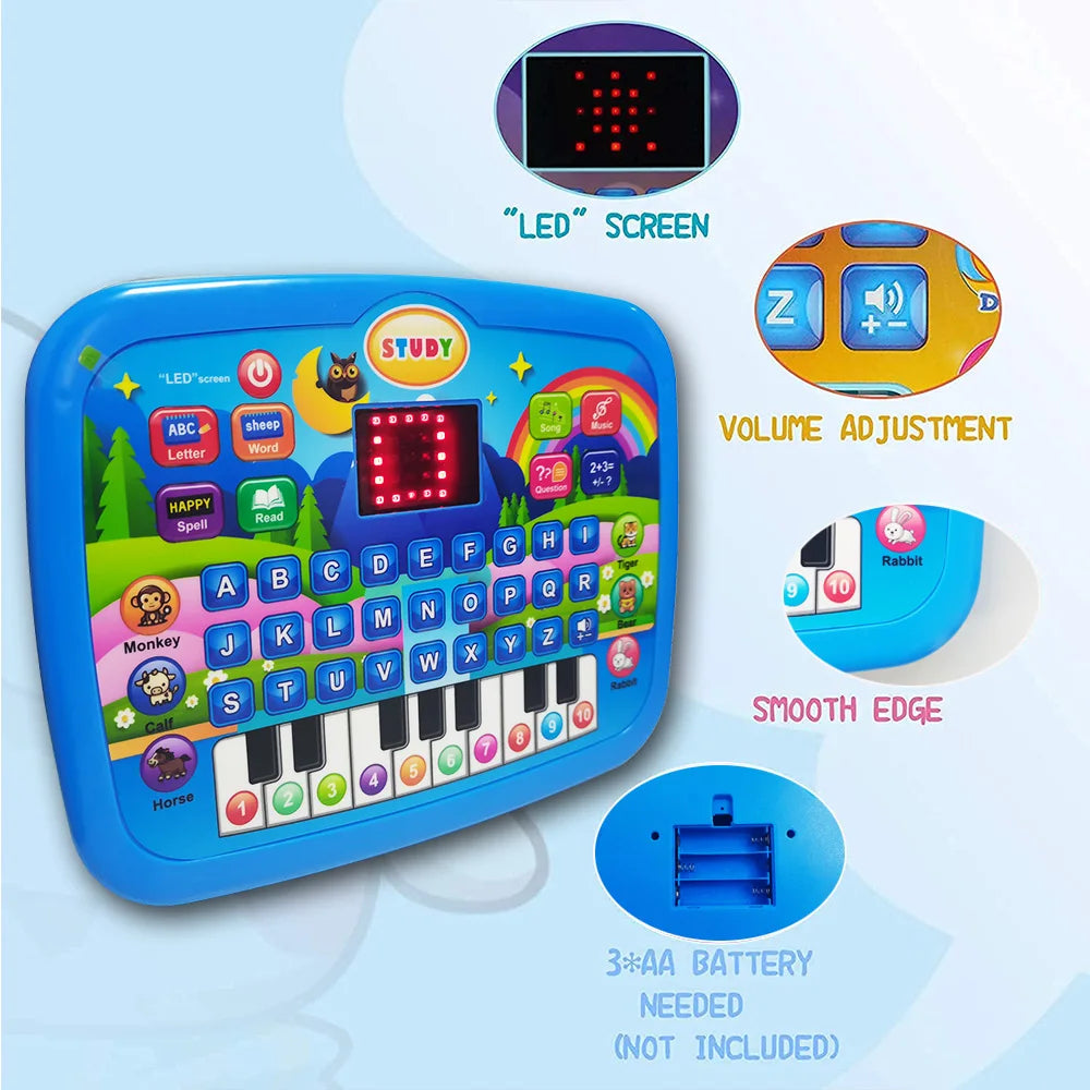 Tablette Éducative Enfant 3+ – Jeu Interactif Lecture, Maths, Musique + Clavier Électronique | Jouet Cadeau Anniversaire / Noël
🚚Livraison gratuite rapide et sécurisé FR FelizShop