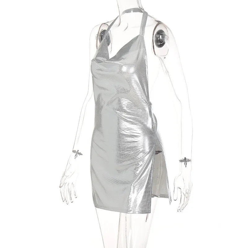 Robe courte élégante et sexy pour femme — Col noué, dos nu, décolleté orné de sequins — Robe de soirée, fête, danse
🚚 Livraison rapide en 8 à 12 jours ouvrés depuis la France FelizShop