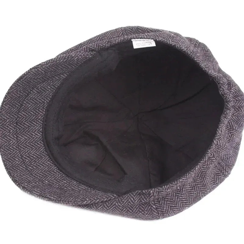 Casquette vintage homme – Chapeau plat style Peaky Blinders, idéal pour le golf, la conduite ou la protection solaire. Pour homme et femme, saisons printemps, été, automne.🚚Livraison gratuite rapide et sécurisé FR FelizShop