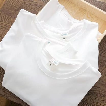 T-shirt Unisexe d’Été en Coton – Col Rond Uni🚚 Livraison rapide en 8 à 12 jours ouvrés depuis la France FelizShop