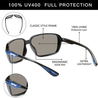Lunettes de Soleil Polarisées Rapala – UV400 – Pour Pêche, Conduite & Randonnée🚚 Livraison rapide en 8 à 12 jours ouvrés depuis la France FelizShop