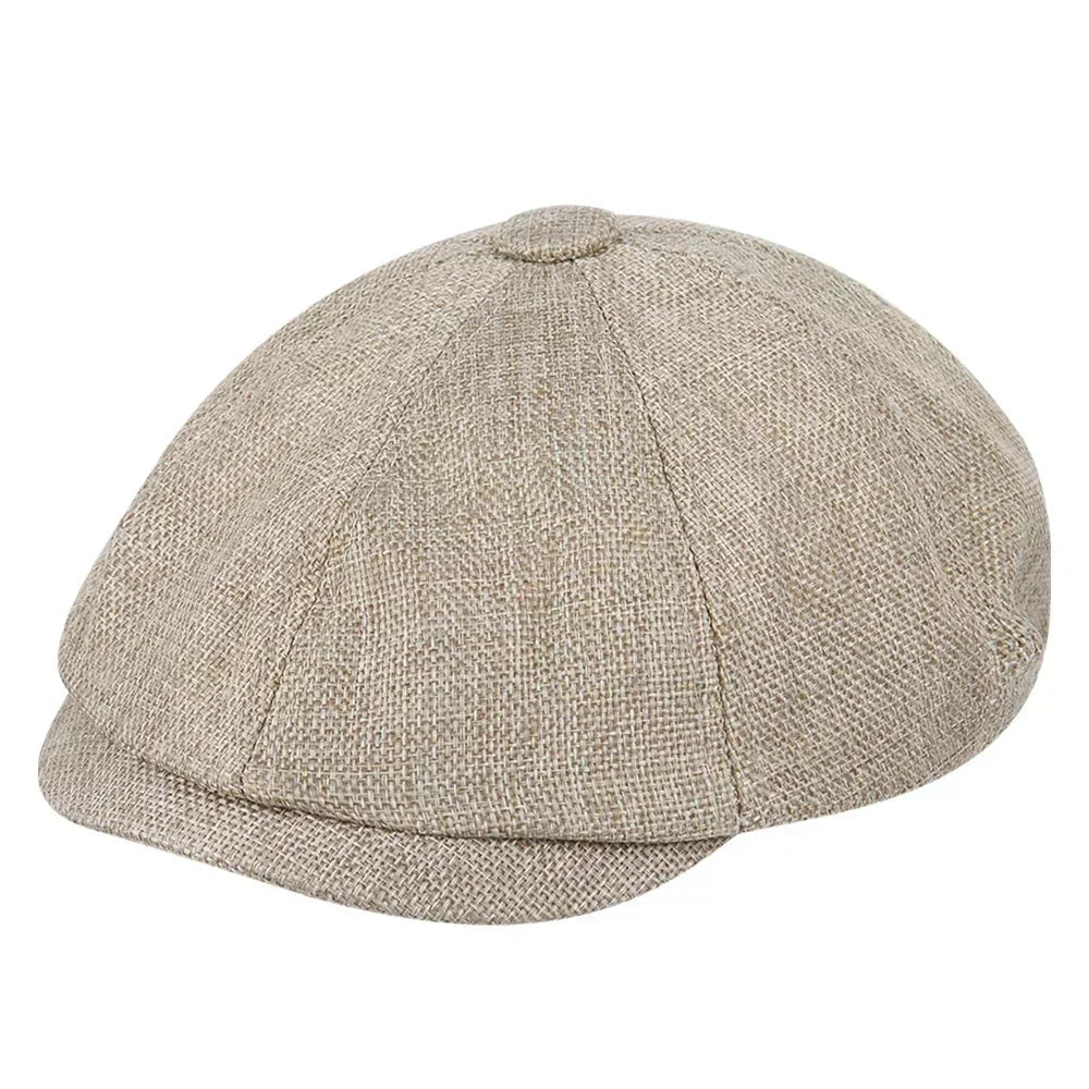 Casquette vintage homme – Chapeau plat style Peaky Blinders, idéal pour le golf, la conduite ou la protection solaire. Pour homme et femme, saisons printemps, été, automne.🚚Livraison gratuite rapide et sécurisé FR FelizShop