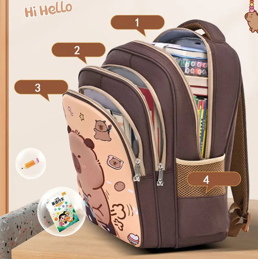 Sac à Dos Kawaii Capybara – Khaki Stylé pour Enfants & Ados | École & Loisirs
🚚Livraison rapide gratuite et sécurisée FelizShop