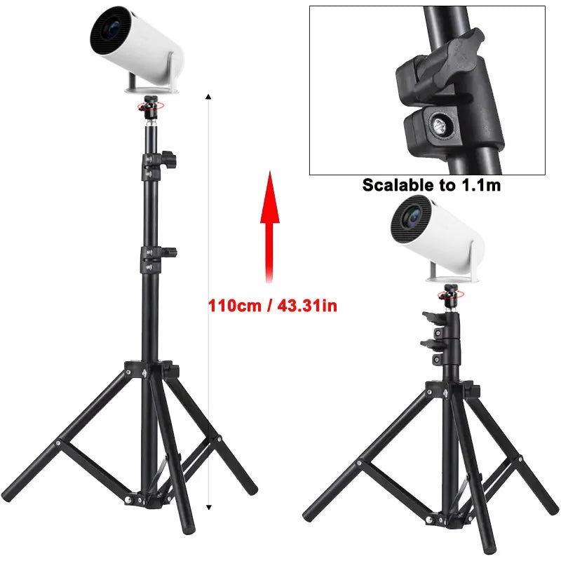 Trépied Universel DITONG 110 cm – Support Portable pour Projecteurs Magcubic HY300 / HY320 | Réglable & Stable🚚 Livraison rapide en 8 à 12 jours ouvrés depuis la France FelizShop