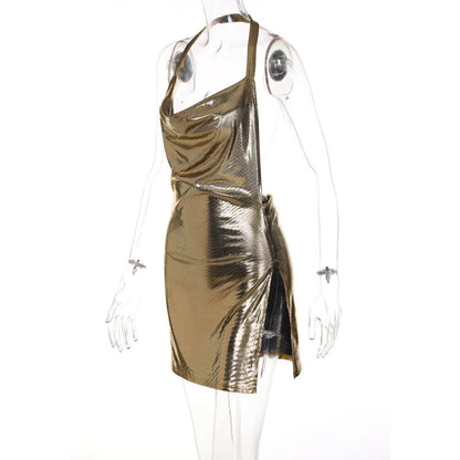 Robe courte élégante et sexy pour femme — Col noué, dos nu, décolleté orné de sequins — Robe de soirée, fête, danse
🚚 Livraison rapide en 8 à 12 jours ouvrés depuis la France FelizShop