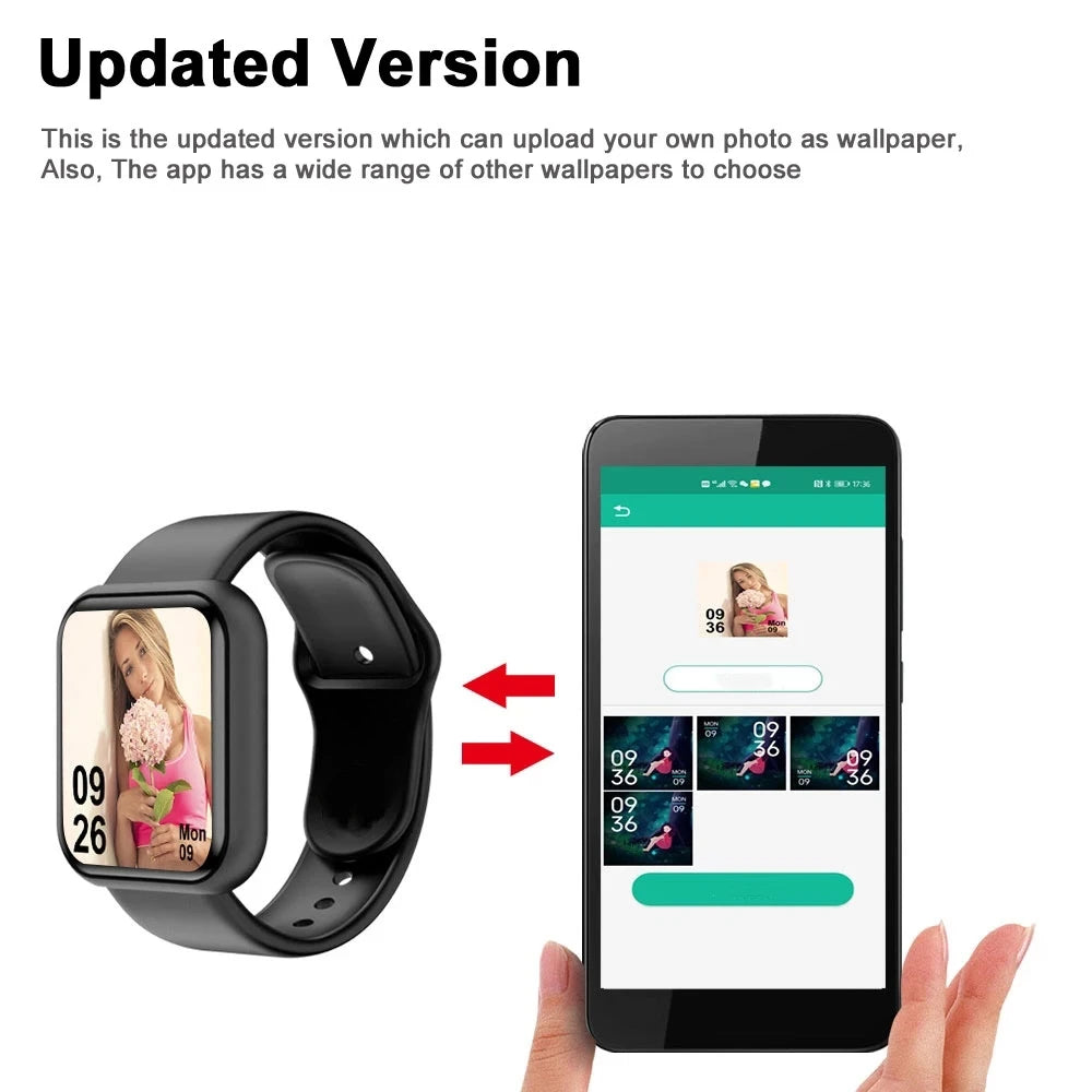Montre connectée pour hommes et femmes — Montre bracelet Bluetooth, musique, sport, suivi santé, bracelet fitness, montre digitale
🚚 Livraison rapide en 8 à 12 jours ouvrés depuis la France FelizShop