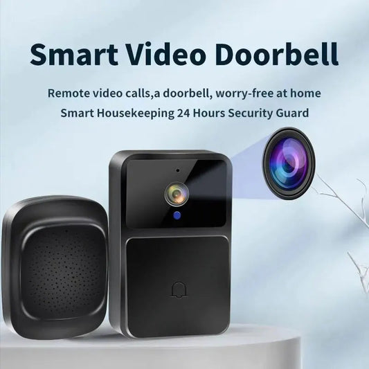 Caméra de Sonnette Vidéo WiFi – Vision Nocturne HD, Sans Fil, Batterie Intégrée, Interphone Bidirectionnel avec Modulation de Voix, Sécurité Intelligente pour la Maison 🚚 Livraison rapide en 8 à 12 jours ouvrés FelizShop