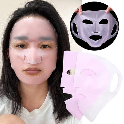 Masque Couvre-Visage en Silicone 3D – Réutilisable avec Attache Oreilles – Pour Booster l’Hydratation & les Soins🚚 Livraison rapide en 8 à 12 jours ouvrés depuis la France FelizShop