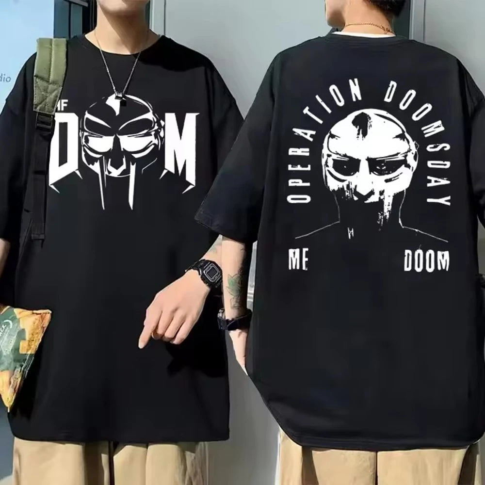 T-shirt Graphique MF DOOM x Madlib – Impression Double Face – Unisexe, Style Streetwear🚚 Livraison rapide en 8 à 12 jours ouvrés depuis la France FelizShop