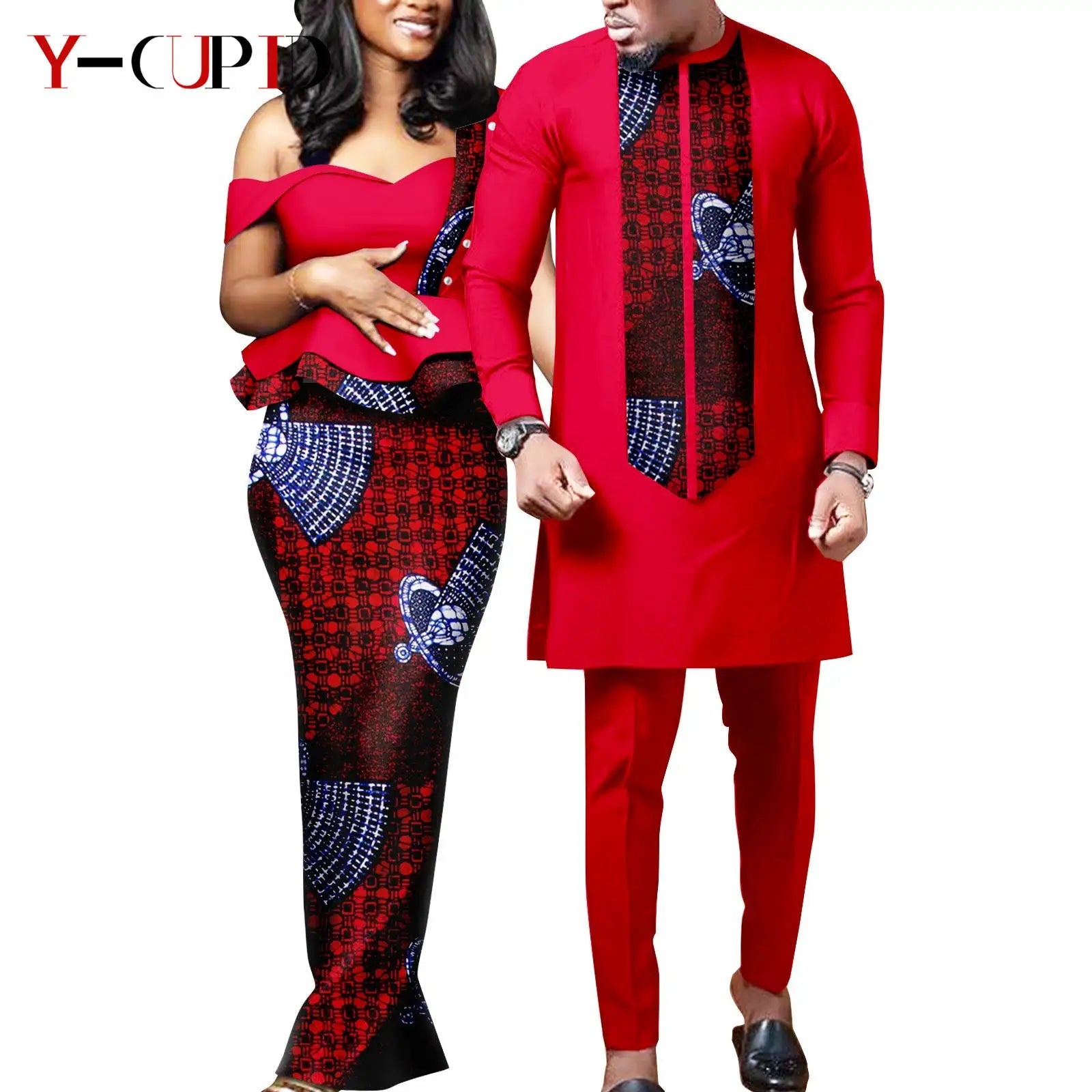 Tenue Africaine Couple – Robe Femme & Ensemble Homme FelizShop