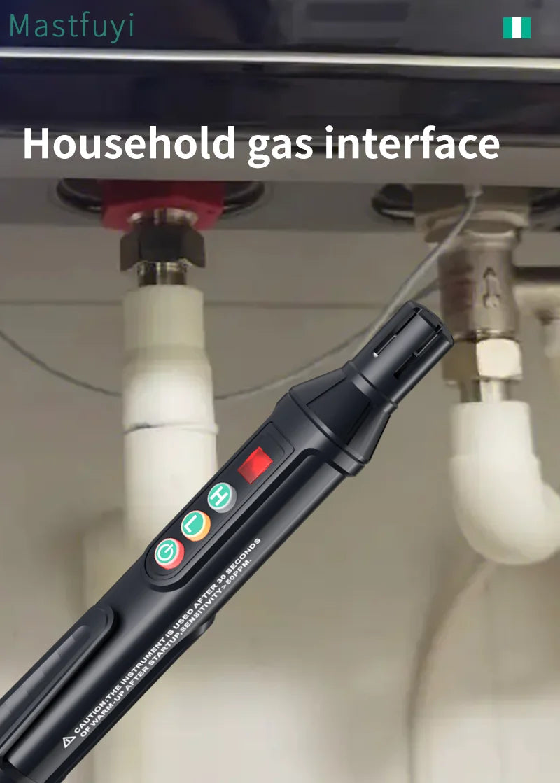 Détecteur de Fuite de Gaz Portable MASTFUYI – Alarme Sonore & Lumineuse FelizShop