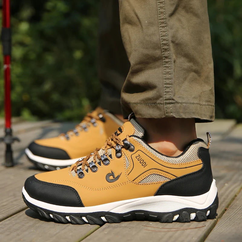 Chaussures Décontractées Homme en Cuir – Sneakers Légères Style Tennis | Printemps, Automne, Hiver FelizShop