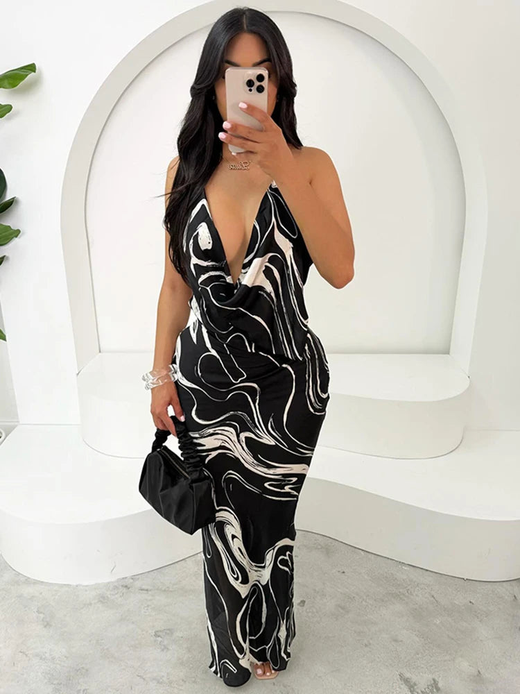 Weird Puss Sexy Swing Collar Women Dress Thin Coquette Y2K Colorful Print Side Split Backless Midnight Clubwear Skinny Bodycon 
🚚Livraison gratuite sécurisé et rapide FR FelizShop