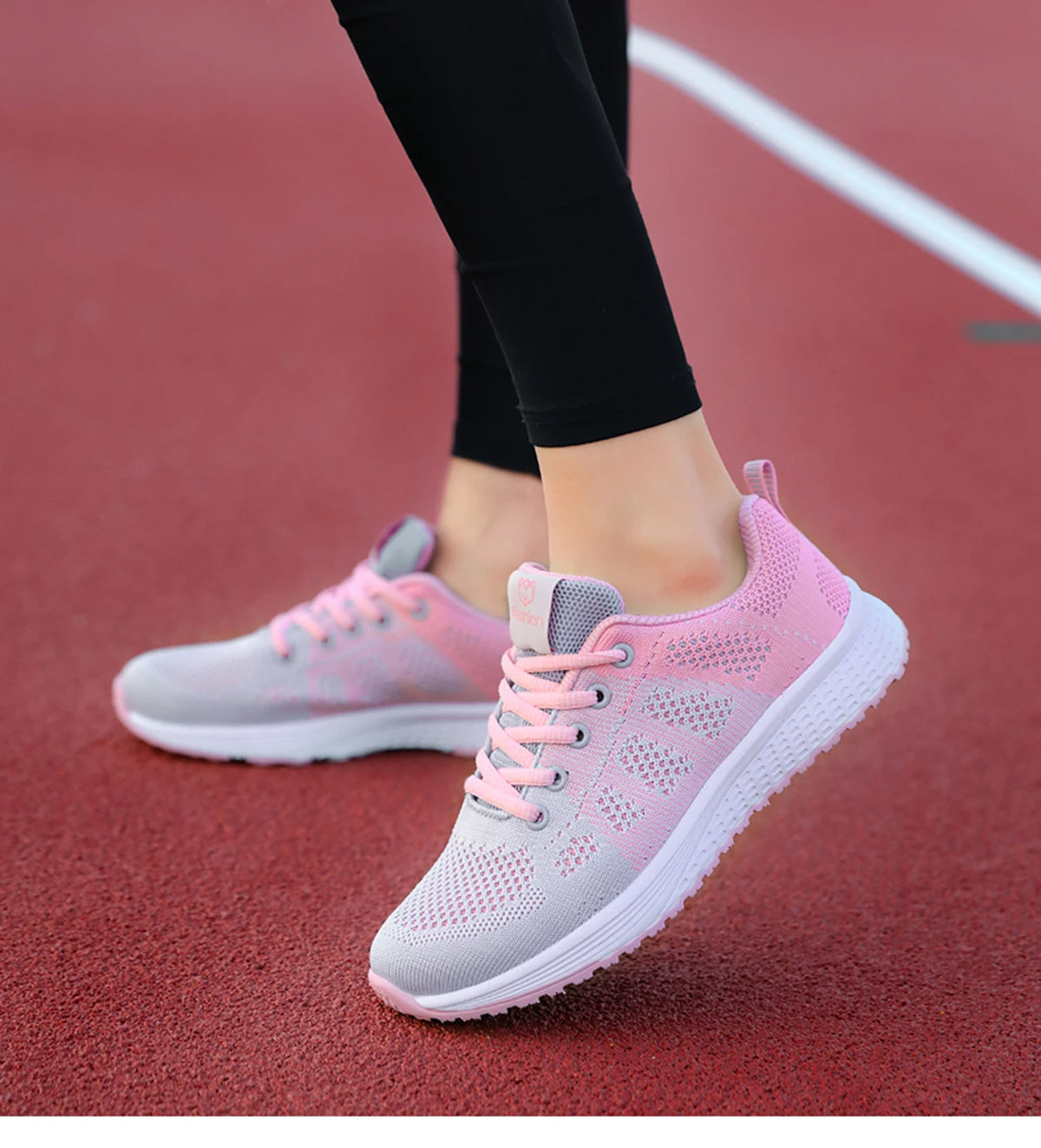 Baskets Femme 2024 – Sneakers à Semelle Épaisse, Chaussures de Sport Mode pour Printemps/Hiver, Idéales pour Courir ou au Quotidien 🚚 Livraison rapide en 8 à 12 jours ouvrés FelizShop