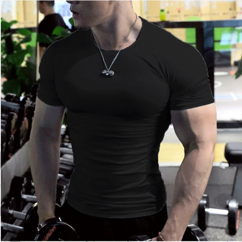 T-shirt Oversize Homme – Manches Courtes, Blanc, Séchage Rapide, Style Football & Gym, Compression Décontractée pour Sport et Streetwear🚚 Livraison rapide en 8 à 12 jours ouvrés depuis la France FelizShop