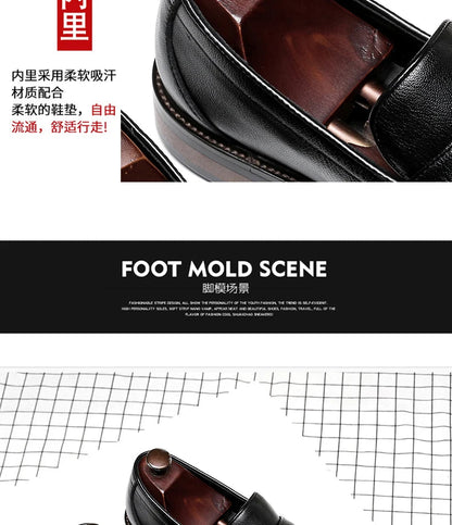 Chaussures pour homme en cuir véritable — Oxford de haute qualité — Sneakers outdoor style italien — Noires — Design élégant pour bureau, jogging ou tenue habillée🚚 Livraison rapide FelizShop