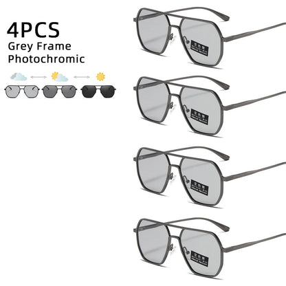 Lunettes de Soleil Photochromiques de Luxe – Polarisées & Anti-Éblouissement – Unisexe UV400🚚 Livraison rapide en 8 à 12 jours ouvrés depuis la France FelizShop