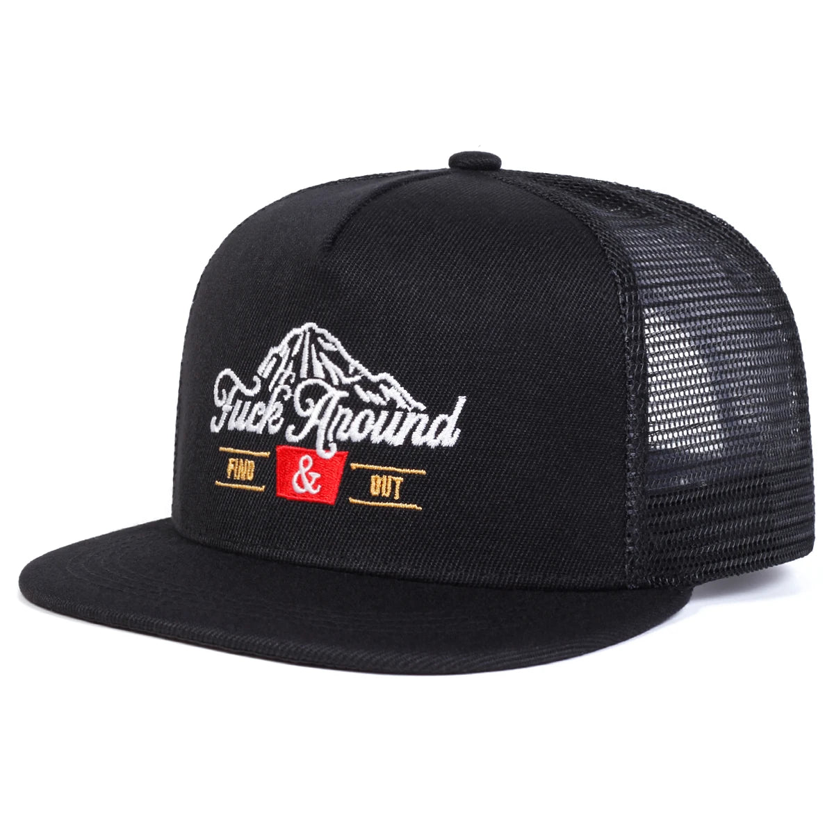 Casquette unisexe ANOUND avec broderie lettres – Style hip-hop – Casquette filet réglable pour le printemps et l’été – Casquette de baseball décontractée, protection solaire, sport 🚚 Livraison rapide FelizShop