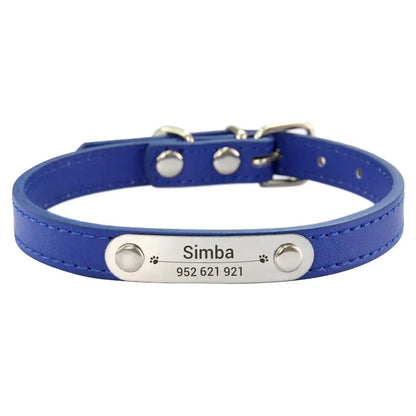 Collier Personnalisé pour Chien & Chat – Gravure Nom + Anti-Perte – Simili Cuir Rose (Taille S à L) 🚚 Livraison rapide en 8 à 12 jours ouvrés depuis la France FelizShop