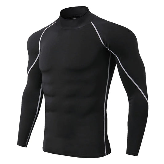 T-shirt de Sport Homme à Manches Longues – Haut de Compression Séchage Rapide, Idéal pour le Fitness, la Musculation, le Running et le Training🚚 Livraison rapide en 8 à 12 jours ouvrés depuis la France FelizShop