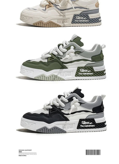 Baskets Chunky Homme 2025 – Sneakers Streetwear à Semelle Épaisse Antidérapante | Style Tendance Jeune & Urbain🚚 Livraison rapide en 8 à 12 jours ouvrés depuis la France FelizShop