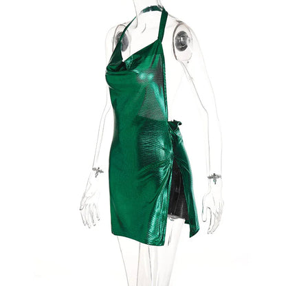 Robe courte élégante et sexy pour femme — Col noué, dos nu, décolleté orné de sequins — Robe de soirée, fête, danse
🚚 Livraison rapide en 8 à 12 jours ouvrés depuis la France FelizShop