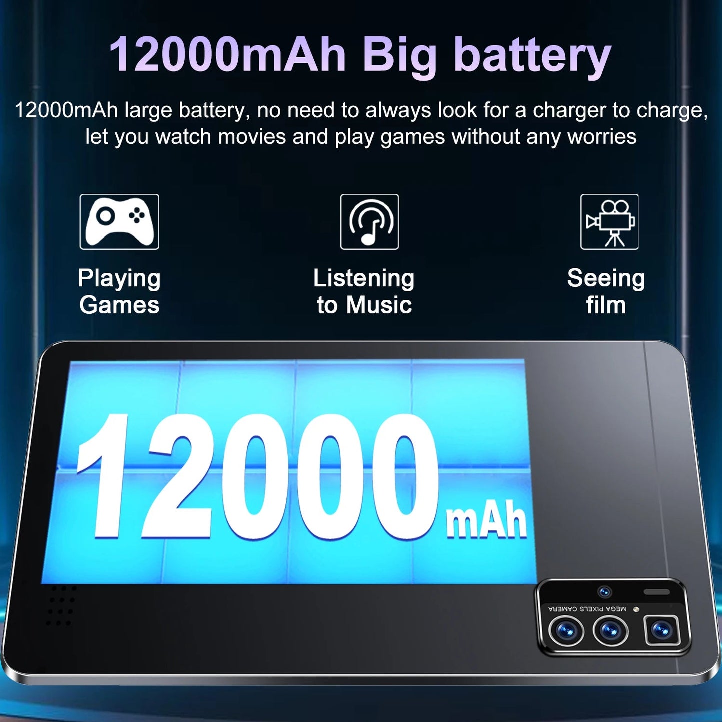 Tablette 5G Android 13 – 10.36" | 16Go RAM, 1To ROM TechOne