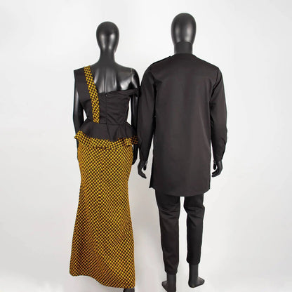 Tenue Africaine Couple – Robe Femme & Ensemble Homme FelizShop