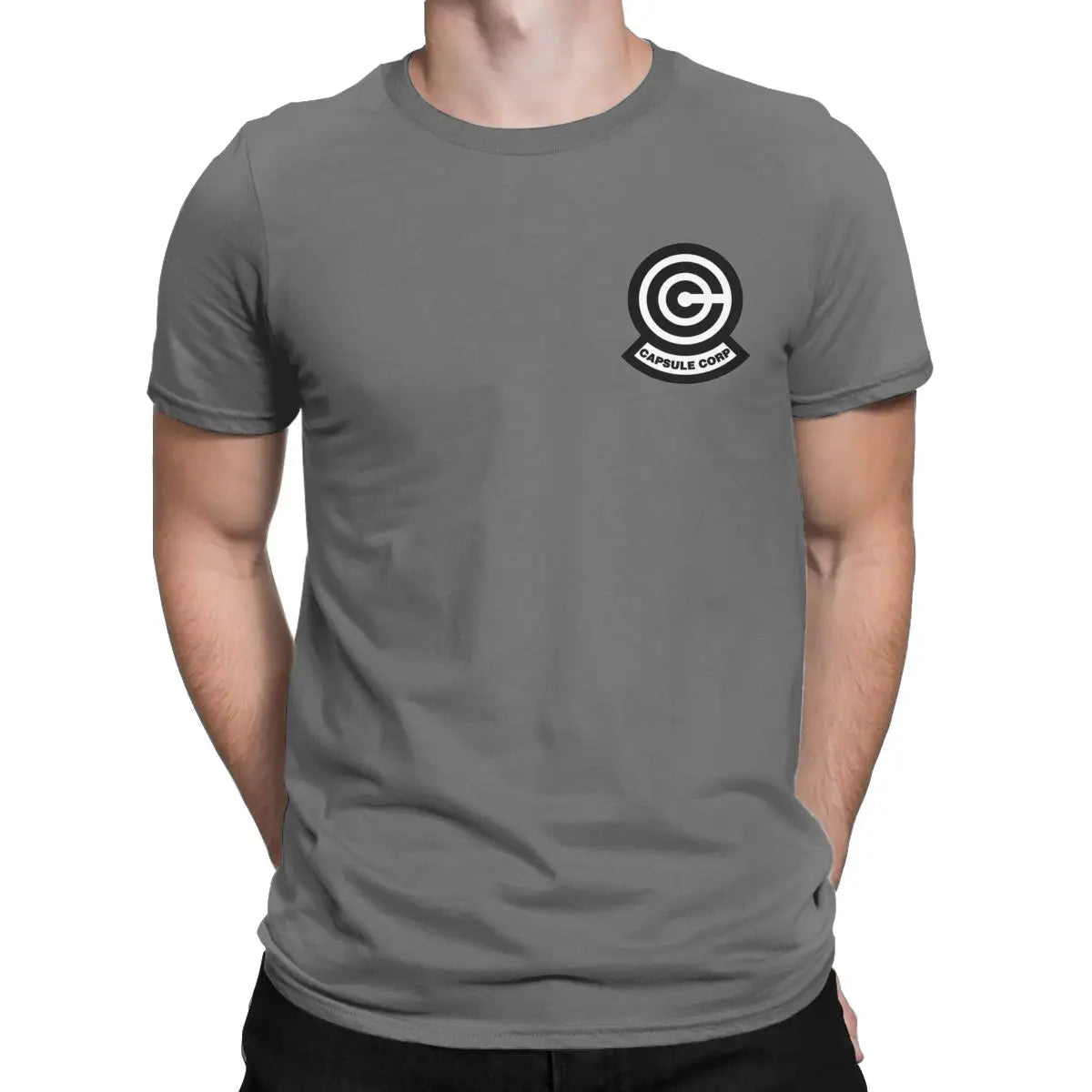 T-shirt Homme Capsule Corp – 100% Coton – Style Geek & Décontracté🚚 Livraison rapide en 8 à 12 jours ouvrés depuis la France FelizShop