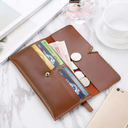 Portefeuille Femme Cuir 2023 – Pochette Enveloppe Chic, Porte-Monnaie & Cartes🚚Livraison rapide gratuite et sécurisée FelizShop
