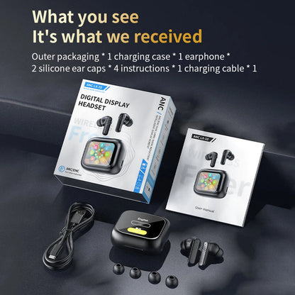Écouteurs Sans Fil Bluetooth 5.4 – Écran Tactile & Réduction de Bruit Active (ANC) | Son HiFi & Micro ENC🚚 Livraison rapide en 8 à 12 jours ouvrés depuis la France FelizShop