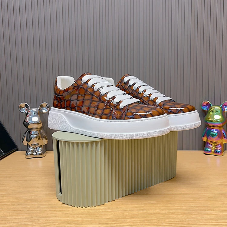 Baskets à plateforme à bout rond — Chaussures plates casual à lacets
🚚 Livraison rapide en 8 à 12 jours ouvrés depuis la France FelizShop