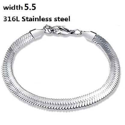 Bracelet Chaîne Cubaine en Acier Inoxydable 316L – Style Figaro Unisexe – Bijou Vintage & Tendance🚚 Livraison rapide en 8 à 12 jours ouvrés depuis la France FelizShop