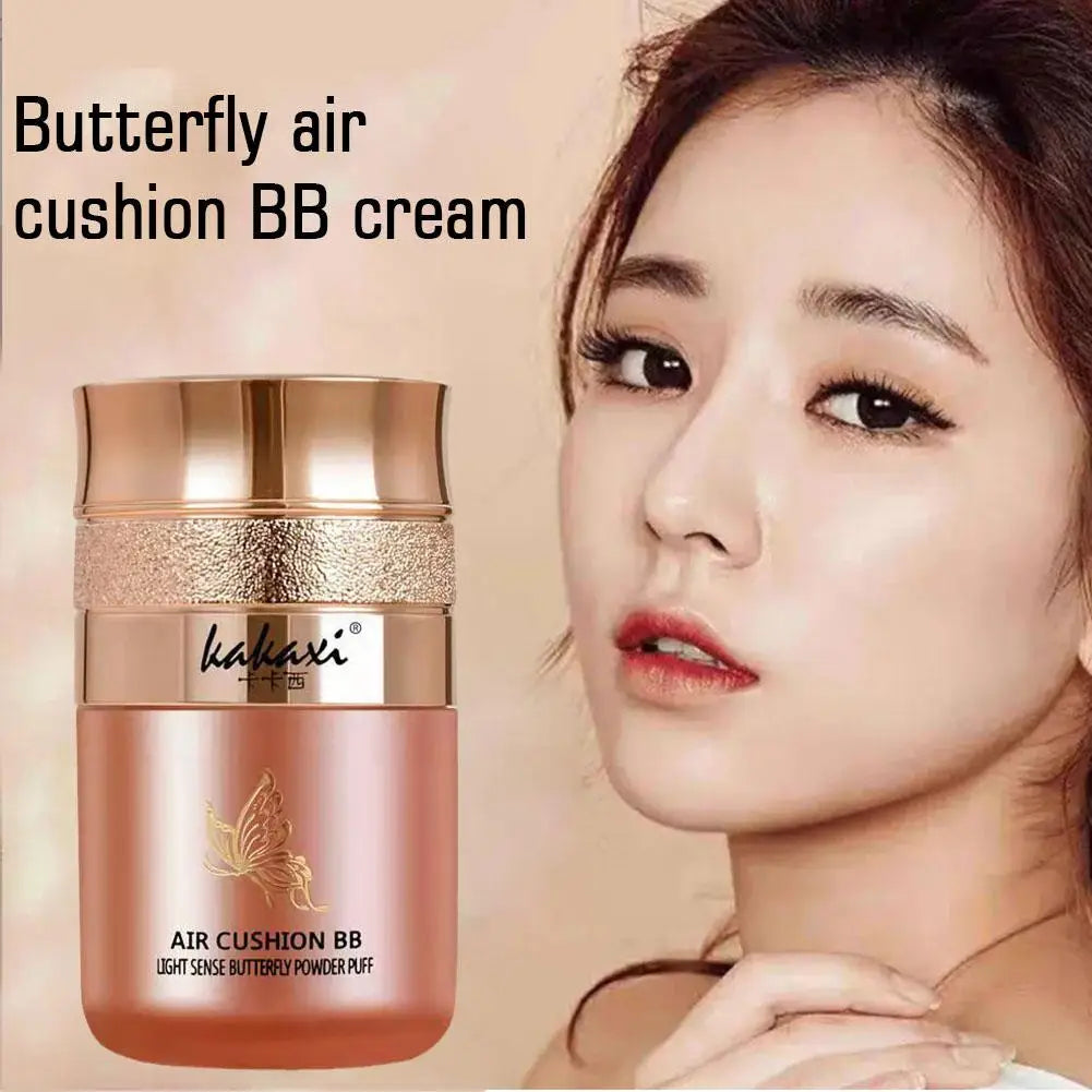 Butterfly Air Cushion BB Cream – Fond de Teint Fluide Compact | Hydratant, Longue Tenue, Correcteur & Base de Maquillage🚚 Livraison rapide FelizShop