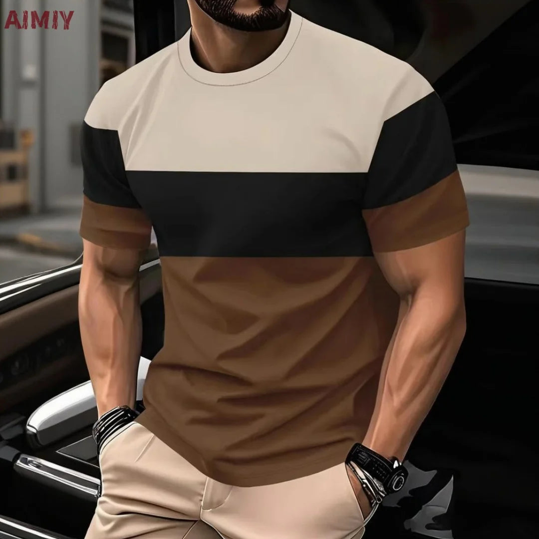 T-shirt Oversize Homme – Rayé & Décontracté
M à XXL – coupe large oversize
 coton mélangé respirant
 manches courtes, rayures imprimées
pour le printemps/été 🚚 Livraison rapide en 8 à 12 jours ouvrés depuis FelizShop