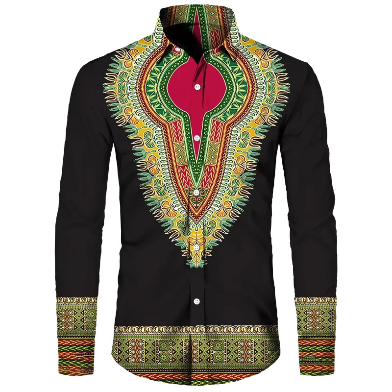 Chemise Dashiki Africaine Homme – Imprimé Ethnique, Manches Longues & Style Streetwear
🚚Livraison rapide gratuite et sécurisée FelizShop