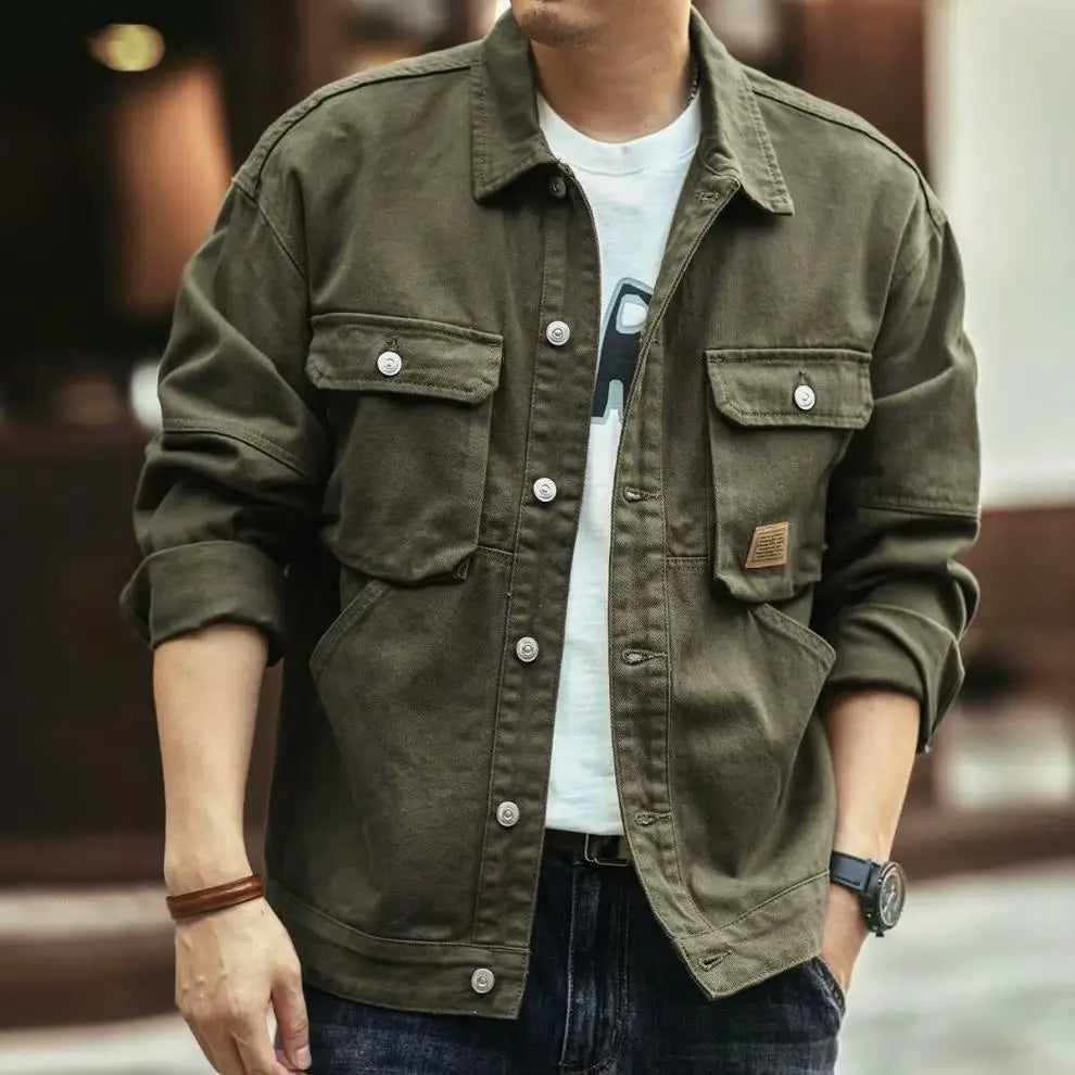 Veste Cargo Homme – Printemps/Automne 2024 | Style Décontracté & Urbain | Coupe Large Haute Qualité en Jean
🚚Livraison rapide gratuite et sécurisée FelizShop